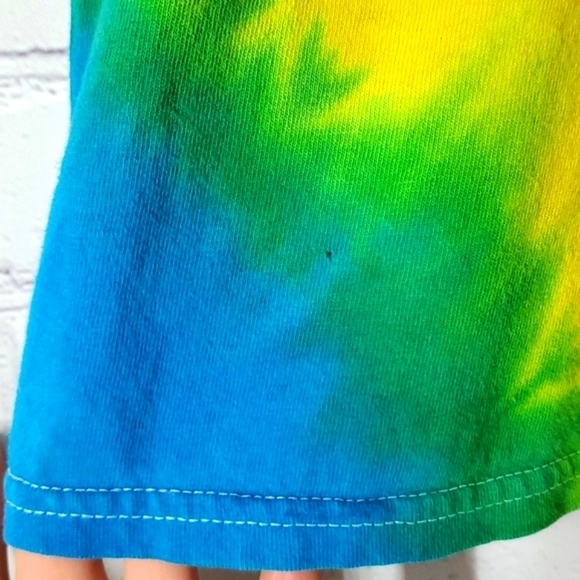 Y2K Santa Cruz Skateboards Speed Wheels Screaming Hand Vibrant Tie-Dye Mens Sm - Picture 5 of 16